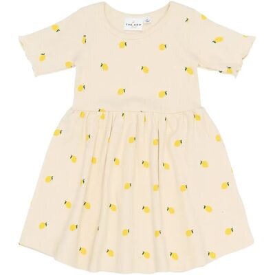 The New Tnstsmilla S_S Rib Dress 98 Yellow 98 The New Tnstsmilla S_S Rib Dress 98 Yellow 98