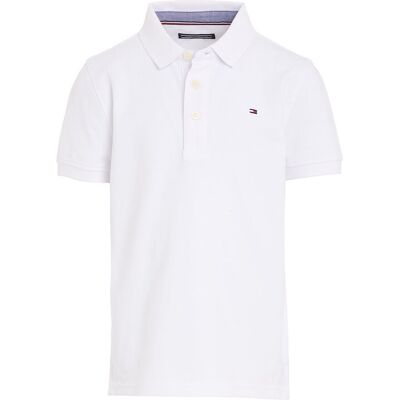 Tommy Hilfiger Boys Tommy Polo S/S 128 White 128 Tommy Hilfiger Boys Tommy Polo S/S 128 White 128