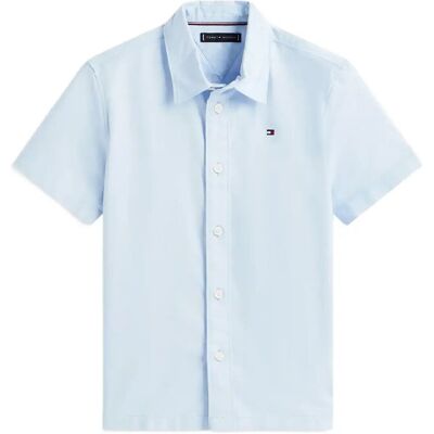 Tommy Hilfiger Stretch Oxford Shirt Ss 164 Blue 164 Tommy Hilfiger Stretch Oxford Shirt Ss 164 Blue 164