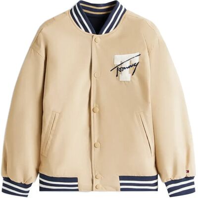 Tommy Hilfiger Reversible Bomber Jacket 110 Beige 110 Tommy Hilfiger Reversible Bomber Jacket 110 Beige 110