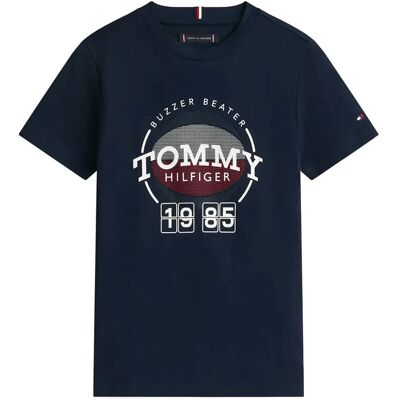 Tommy Hilfiger Basketball Graphic T-Shirt 152 Navy 152 Tommy Hilfiger Basketball Graphic T-Shirt 152 Navy 152
