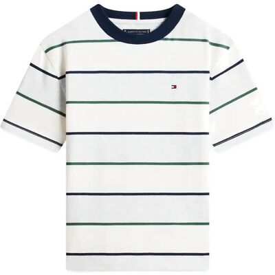 Tommy Hilfiger Rugby Stripe T-Shirt Ss 164 Navy 164 Tommy Hilfiger Rugby Stripe T-Shirt Ss 164 Navy 164