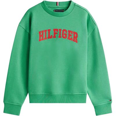 Tommy Hilfiger Hilfiger Varsity Sweatshirt 122 Green 122 Tommy Hilfiger Hilfiger Varsity Sweatshirt 122 Green 122