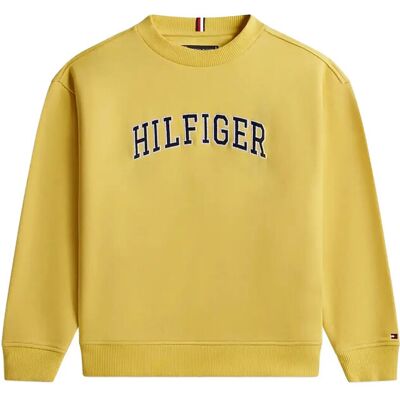 Tommy Hilfiger Hilfiger Varsity Sweatshirt 122 Yellow 122 Tommy Hilfiger Hilfiger Varsity Sweatshirt 122 Yellow 122