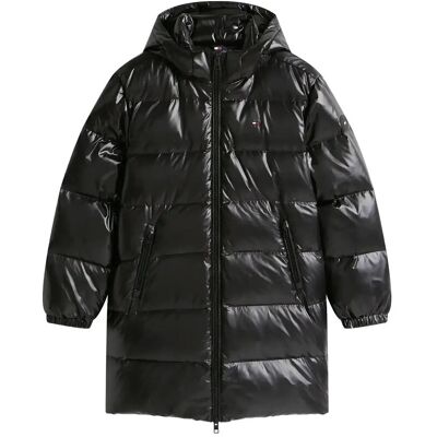 Tommy Hilfiger Essential Long Down Jacket 128 Black 128 Tommy Hilfiger Essential Long Down Jacket 128 Black 128