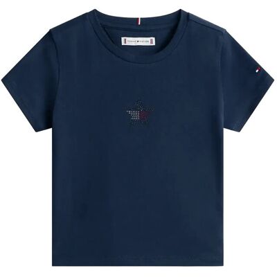 Tommy Hilfiger Star Flag Tee Ss 122 Navy 122 Tommy Hilfiger Star Flag Tee Ss 122 Navy 122