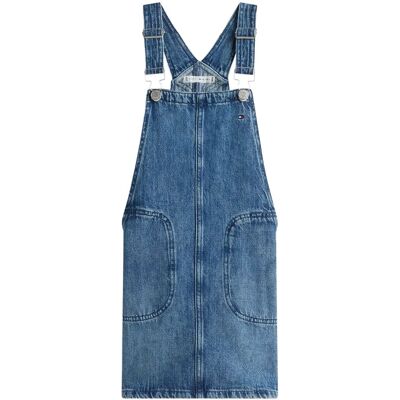 Tommy Hilfiger Star Flag Dungaree Dress 164 Blue 164 Tommy Hilfiger Star Flag Dungaree Dress 164 Blue 164