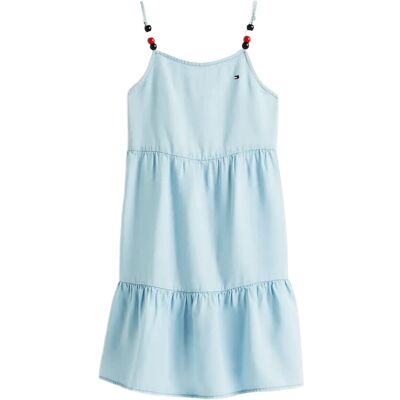 Tommy Hilfiger Tencel Strap Dress 152 Blue 152 Tommy Hilfiger Tencel Strap Dress 152 Blue 152