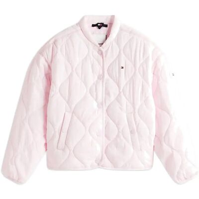 Tommy Hilfiger Quilted Jacket 164 Pink 164 Tommy Hilfiger Quilted Jacket 164 Pink 164