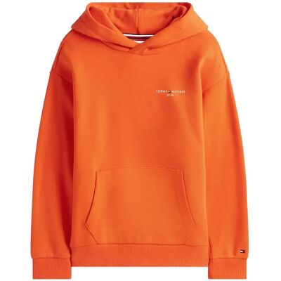 Tommy Hilfiger Mini Corp Hoodie 116 Orange 116 Tommy Hilfiger Mini Corp Hoodie 116 Orange 116