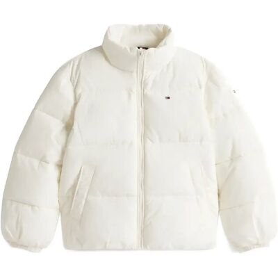 Tommy Hilfiger Flag Puffer Jacket 164 Cream 164 Tommy Hilfiger Flag Puffer Jacket 164 Cream 164