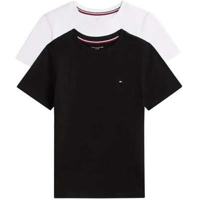 Tommy Hilfiger 2 Pk Ss Tee 128-140 White 128-140 Tommy Hilfiger 2 Pk Ss Tee 128-140 White 128-140