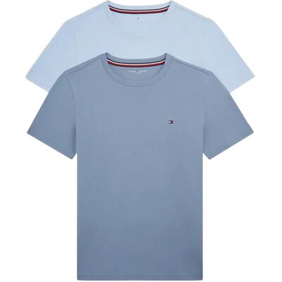 Tommy Hilfiger 2 Pk Ss Tee 128-140 Blue 128-140 Tommy Hilfiger 2 Pk Ss Tee 128-140 Blue 128-140