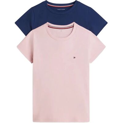 Tommy Hilfiger 2 Pk Ss Tee 128-140 Pink 128-140 Tommy Hilfiger 2 Pk Ss Tee 128-140 Pink 128-140