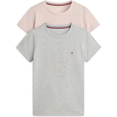 Tommy Hilfiger 2 Pk Ss Tee 152-164 Pink 152-164 Tommy Hilfiger 2 Pk Ss Tee 152-164 Pink 152-164