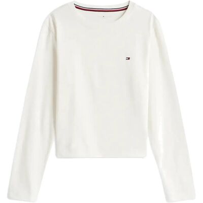 Tommy Hilfiger Ls Cuffed Pj Set Gifting 128-140 Cream 128-140 Tommy Hilfiger Ls Cuffed Pj Set Gifting 128-140 Cream 128-140