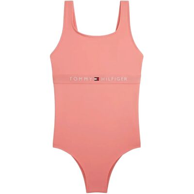 Tommy Hilfiger Square Neck One Piece 128-140 Pink 128-140 Tommy Hilfiger Square Neck One Piece 128-140 Pink 128-140