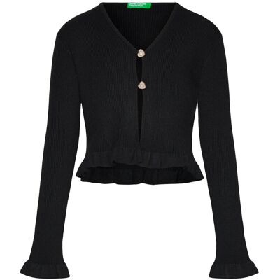 United L/S Cardigan 168 Black 168 United L/S Cardigan 168 Black 168