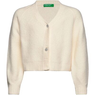 United L/S Cardigan 168 White 168 United L/S Cardigan 168 White 168