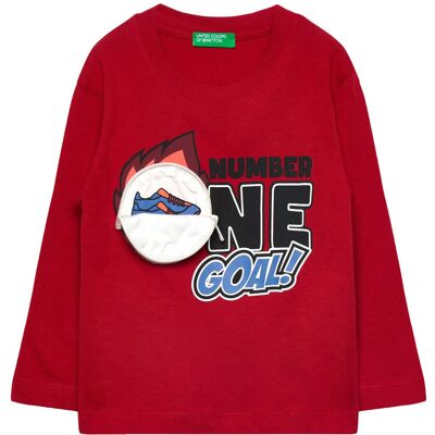 United T-Shirt L/S 110 Red 110 United T-Shirt L/S 110 Red 110