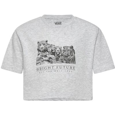 VANS Bright Future Relaxed Crop Ss 140-151 Grey 140-151 VANS Bright Future Relaxed Crop Ss 140-151 Grey 140-151