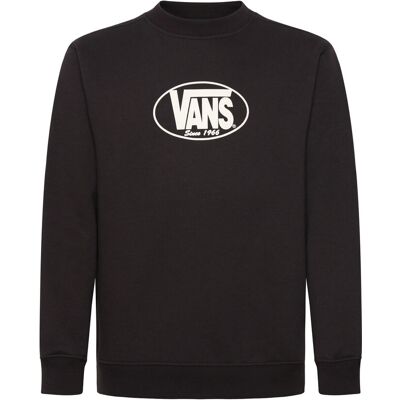 VANS Classic Oval Crew 140-151 Black 140-151 VANS Classic Oval Crew 140-151 Black 140-151
