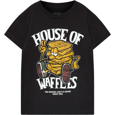 VANS Waffle House Ss 98 Black 98 VANS Waffle House Ss 98 Black 98