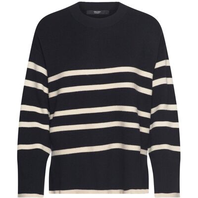 Vero Moda Maternity Vmmsaba Ls O-Neck Stripe Pullover Ga M Black M Vero Moda Maternity Vmmsaba Ls O-Neck Stripe Pullover Ga M Black M