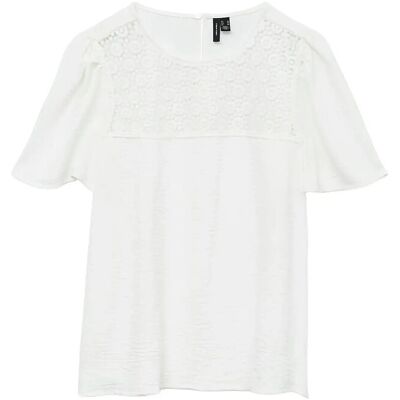 Vero Moda Maternity Vmmalva Crochet Ss Top Wvn Ga M White M Vero Moda Maternity Vmmalva Crochet Ss Top Wvn Ga M White M