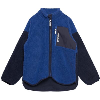 Viking Playtime Pile Midlayer Jacket 140 Blue 140 Viking Playtime Pile Midlayer Jacket 140 Blue 140