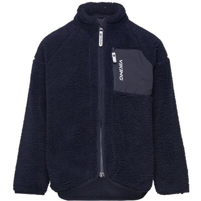 Viking Playtime Pile Midlayer Jacket 110 Navy 110 Viking Playtime Pile Midlayer Jacket 110 Navy 110