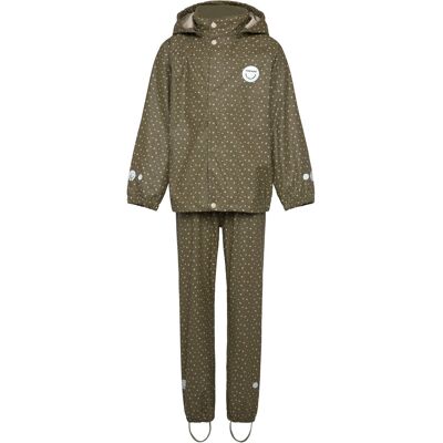 Viking Jolly Print Rain Set 134 Khaki 134 Viking Jolly Print Rain Set 134 Khaki 134