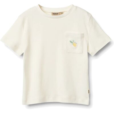 Wheat T-Shirt S/S Elsine 98 White 98 Wheat T-Shirt S/S Elsine 98 White 98
