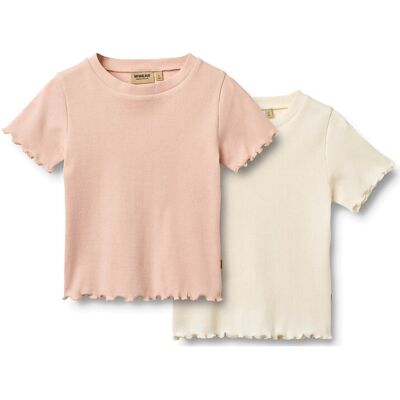 Wheat 2 Rib T-Shirt S/S Alicia 104 Patterned 104 Wheat 2 Rib T-Shirt S/S Alicia 104 Patterned 104