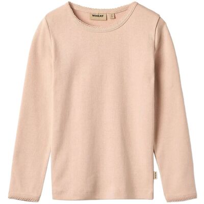 Wheat T-Shirt L/S Belis 98 Pink 98 Wheat T-Shirt L/S Belis 98 Pink 98