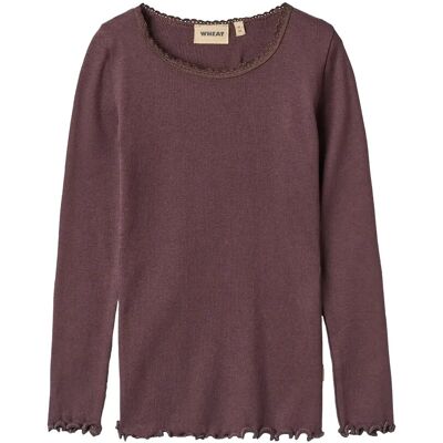 Wheat Rib T-Shirt L/S Reese 98 Burgundy 98 Wheat Rib T-Shirt L/S Reese 98 Burgundy 98