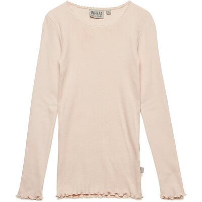 Wheat Rib T-Shirt L/S Reese 98 Pink 98 Wheat Rib T-Shirt L/S Reese 98 Pink 98