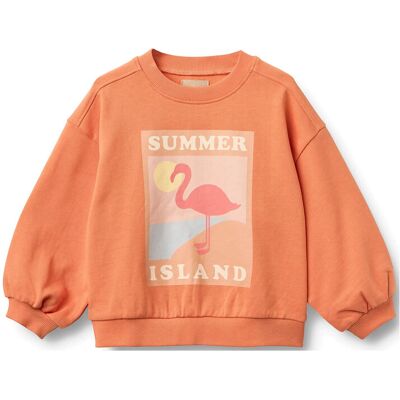 Wheat Sweatshirt L/S Eliza 110 Orange 110 Wheat Sweatshirt L/S Eliza 110 Orange 110
