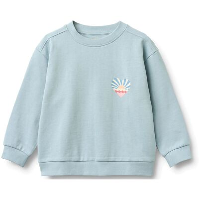 Wheat Sweatshirt L/S Ellis 116 Blue 116 Wheat Sweatshirt L/S Ellis 116 Blue 116