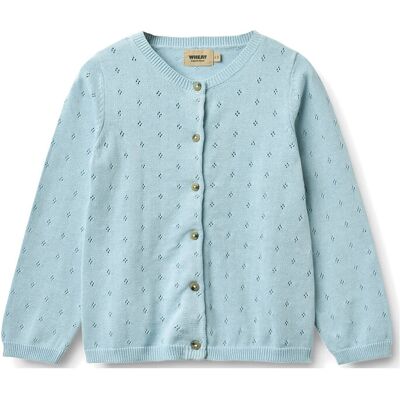 Wheat Knit Cardigan Maia 116 Blue 116 Wheat Knit Cardigan Maia 116 Blue 116