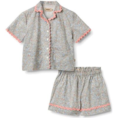 Wheat Set Shirt S/S & Shorts Vilma 116 Patterned 116 Wheat Set Shirt S/S & Shorts Vilma 116 Patterned 116