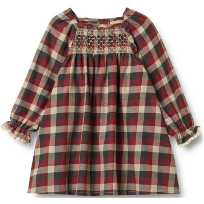 Wheat Dress L/S Lace Bella 98 Red 98 Wheat Dress L/S Lace Bella 98 Red 98