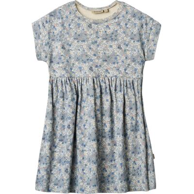 Wheat Jersey Dress S/S Emilie 116 Blue 116 Wheat Jersey Dress S/S Emilie 116 Blue 116