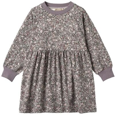 Wheat Jersey Dress L/S Dorthea 152 Purple 152 Wheat Jersey Dress L/S Dorthea 152 Purple 152