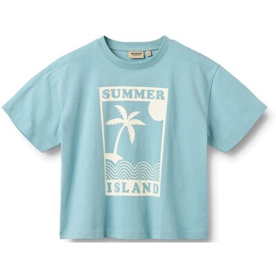 Wheat T-Shirt S/S Petri 104 Blue 104 Wheat T-Shirt S/S Petri 104 Blue 104