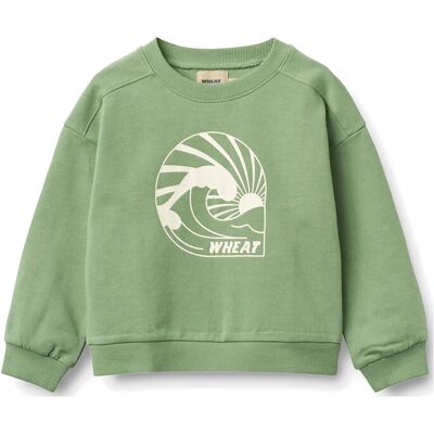 Wheat Sweatshirt L/S Breeze 116 Green 116 Wheat Sweatshirt L/S Breeze 116 Green 116