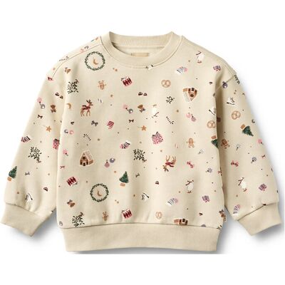 Wheat Sweatshirt L/S Elliot 98 Beige 98 Wheat Sweatshirt L/S Elliot 98 Beige 98