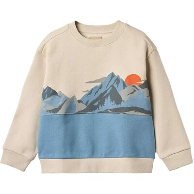 Wheat Sweatshirt L/S Print Steff 92 Cream 92 Wheat Sweatshirt L/S Print Steff 92 Cream 92