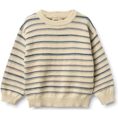Wheat Jacquard Pullover Harlow 110 Beige 110 Wheat Jacquard Pullover Harlow 110 Beige 110