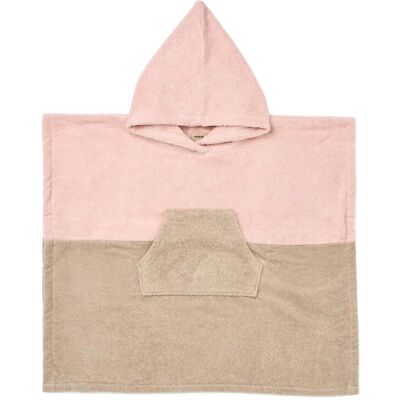 Wheat Terry Poncho Lille 7-8Y Pink 7-8Y Wheat Terry Poncho Lille 7-8Y Pink 7-8Y